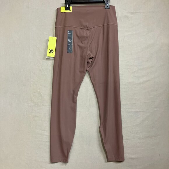 All in Motion Medium Light Brown Everyday Soft High Rise 7/8 Ribbed Leggings - Picture 10 of 13